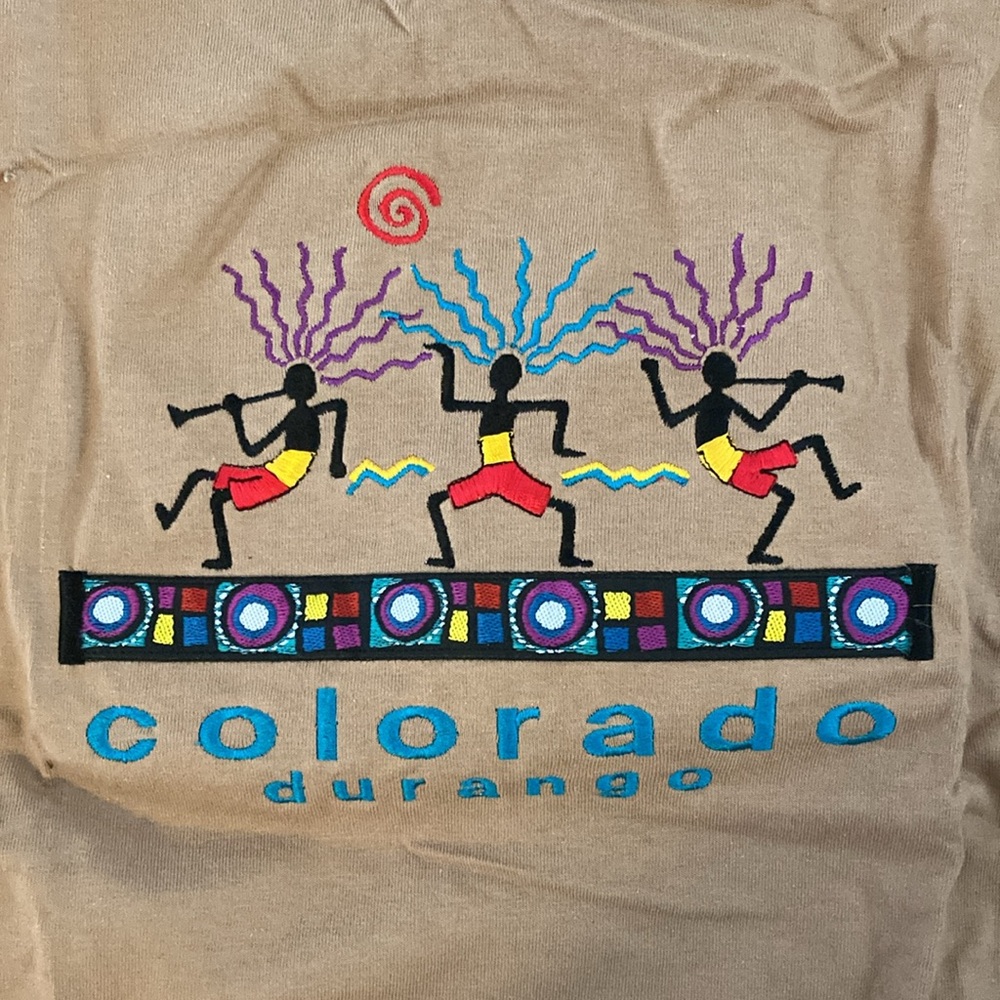 NEW embroidered Durango, Colorado t-shirt Size L